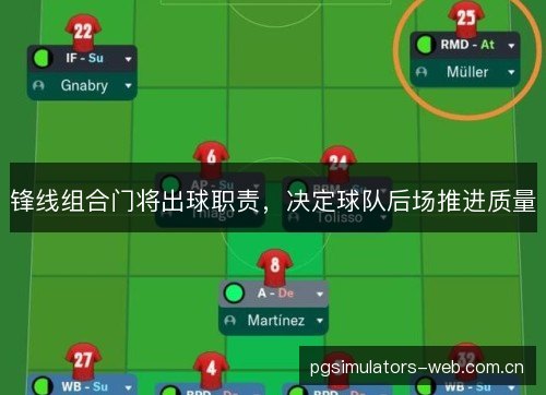 锋线组合门将出球职责，决定球队后场推进质量